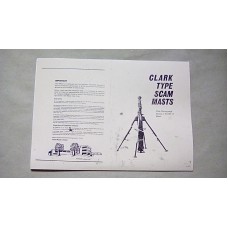 CLARK TYPE SCAM MASTS USER HANDBOOK  7050 7051 AND 7052 MODELS